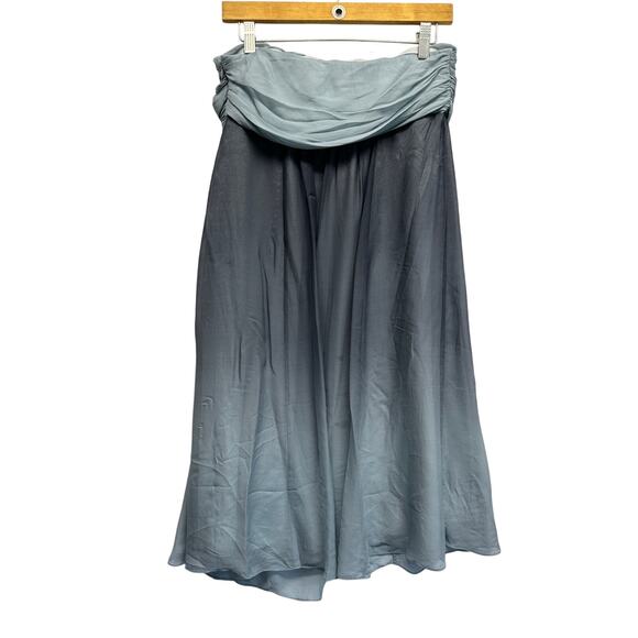 Y2K The Limited Strapless Ombre 100% Silk Chiffon Dress Fairy Grunge Size 8 READ - Picture 7 of 11